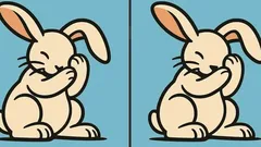 Hlavolam: Dokážete nájsť 3 rozdiely na obrázku s králikom za 85 sekúnd?