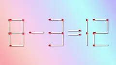 Hlavolam: Iba génius povie, ktorú zápalku treba presunúť, aby vyšiel správny výsledok