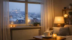 Jednoduchý trik o 17:30, ktorý vám v zime pomôže udržať teplo v byte