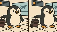 Hlavolam: Dokážete nájsť 3 rozdiely na obrázku s tučniakom za 61 sekúnd?